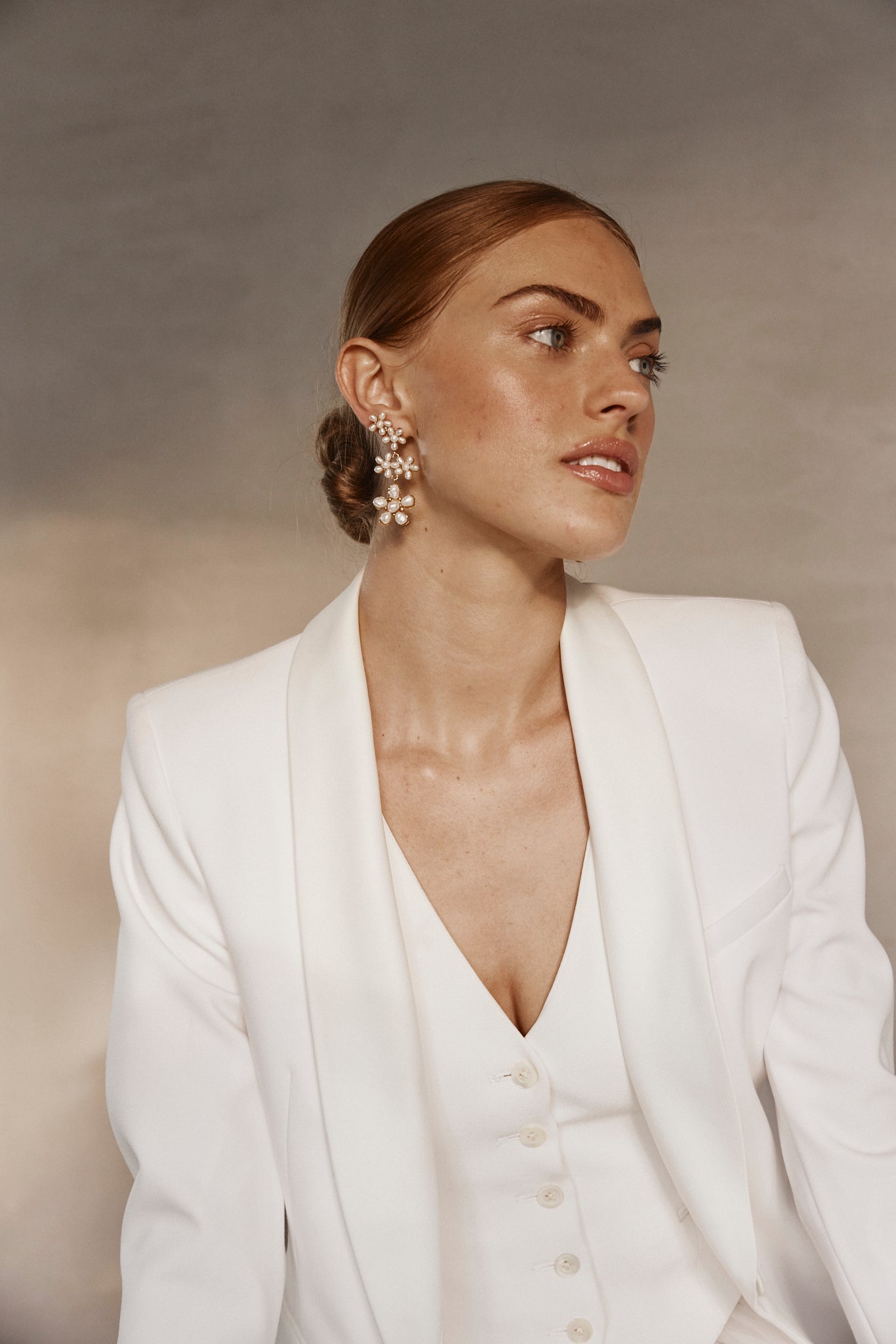 Astrid Earrings Pearl