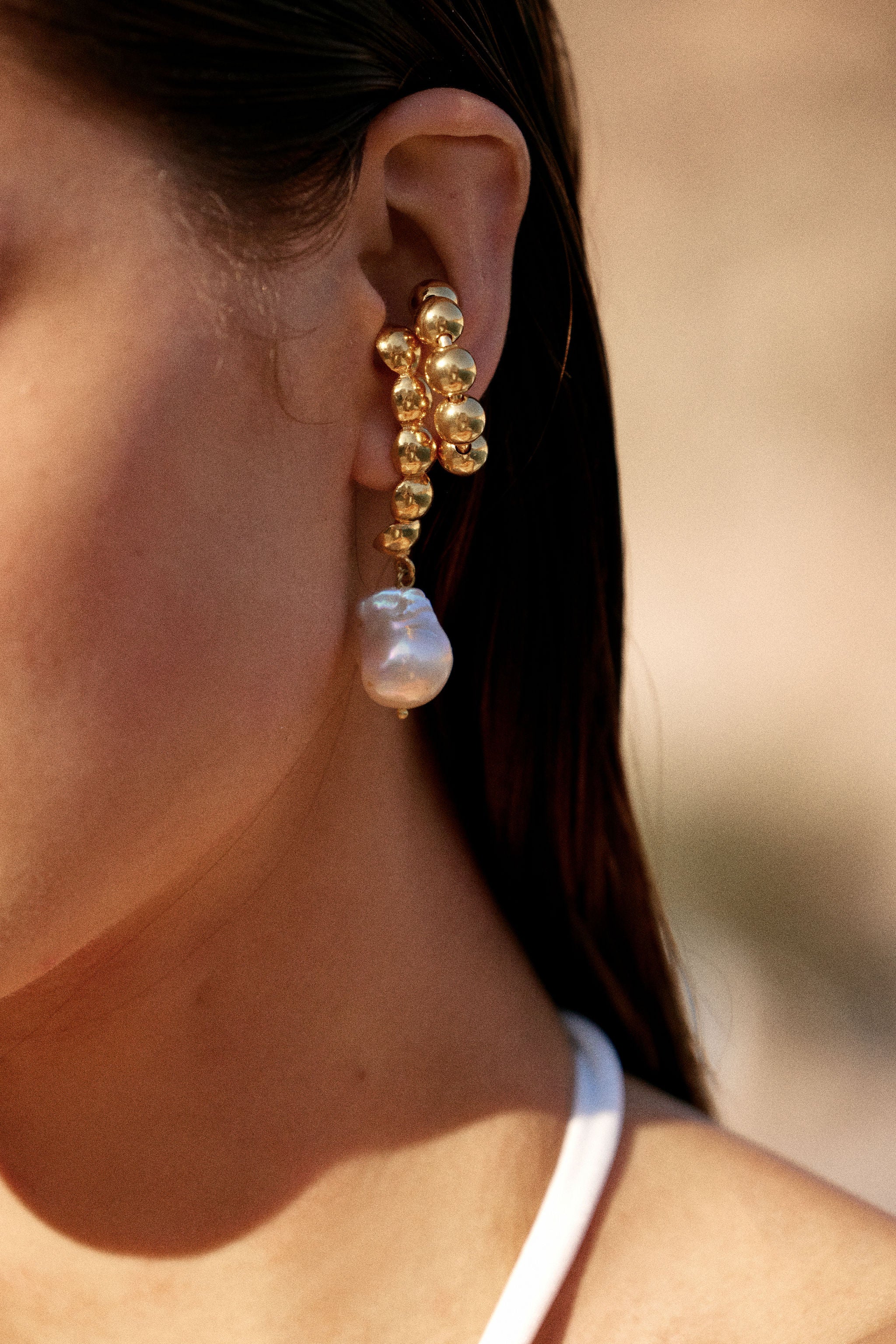 Isadora Earrings Pearl