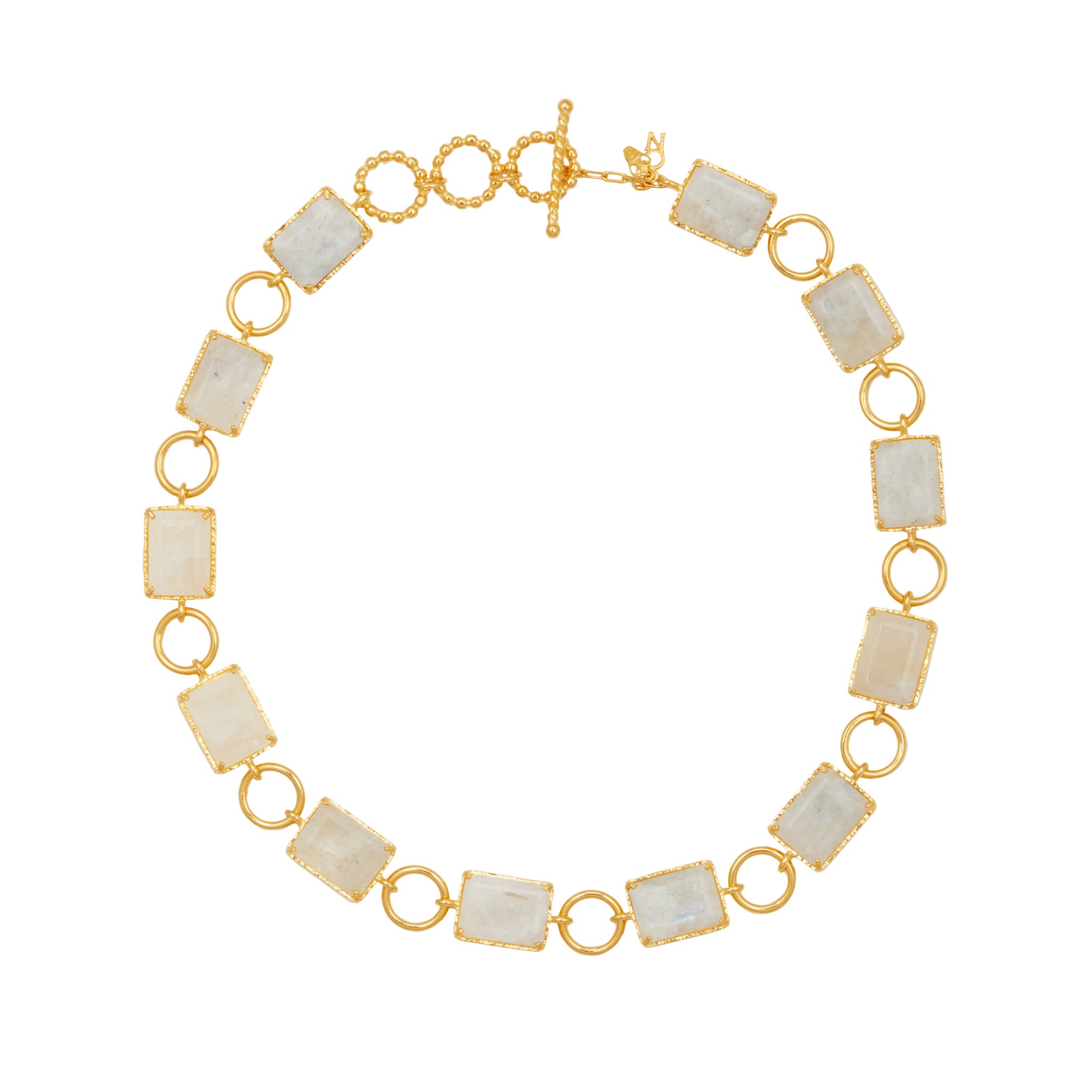 Christie Nicolaides Aurelia Necklace, Moonstone, 24k gold plated