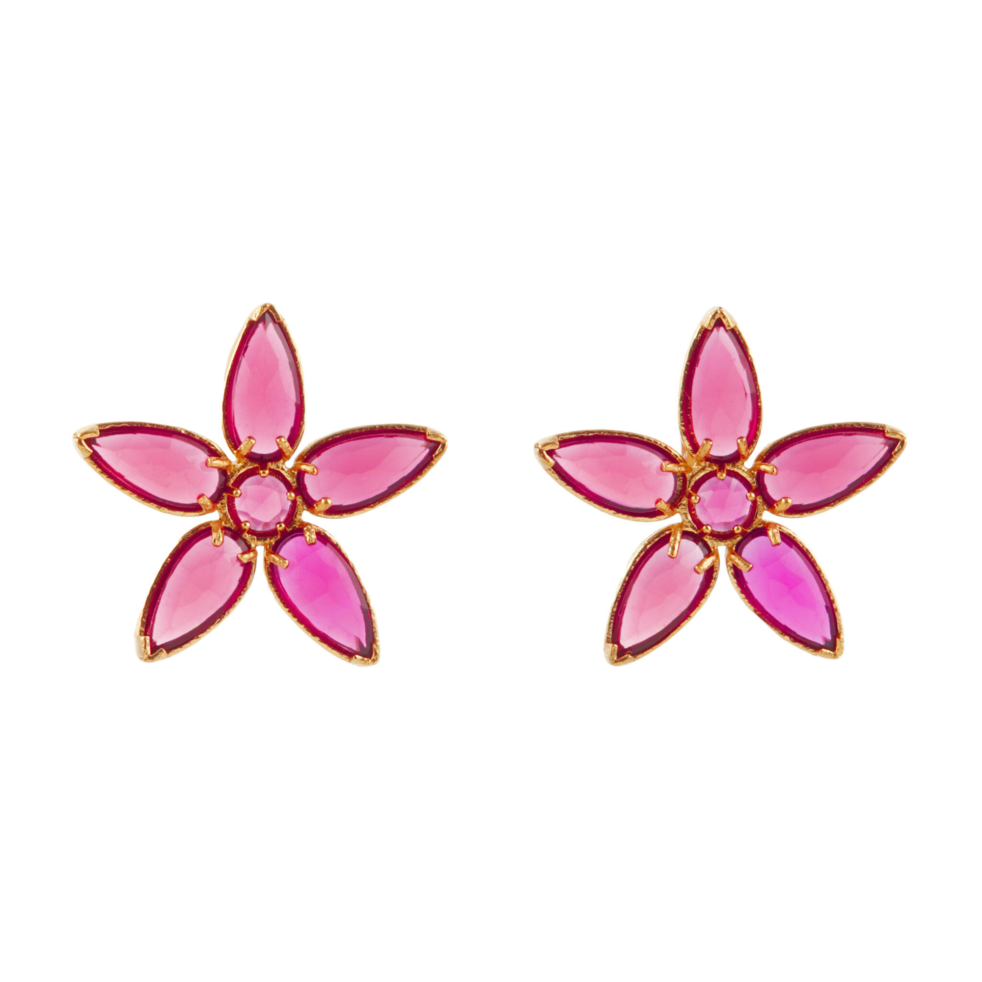 Azelia Earrings Hot Pink