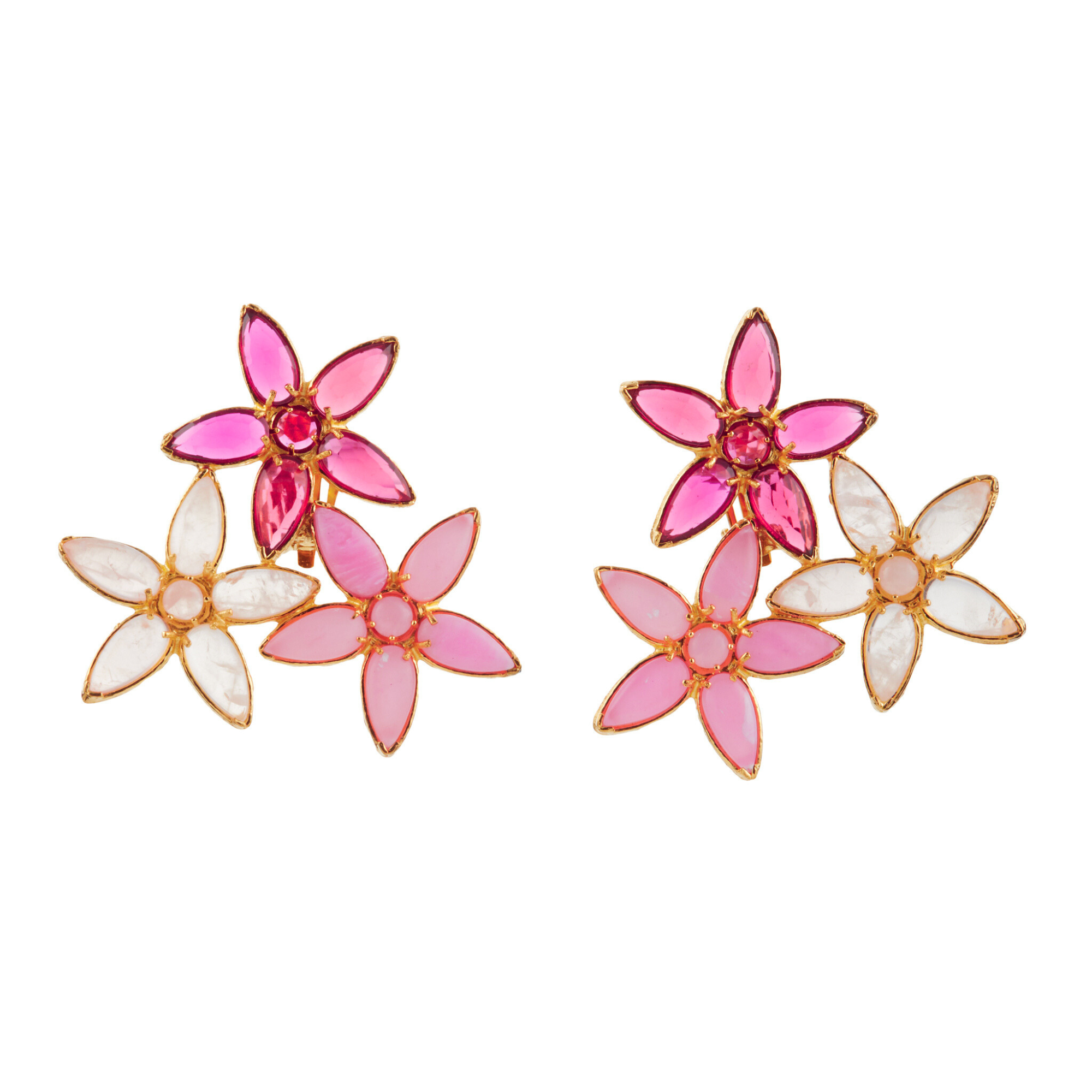 Calanthe Earrings Pink