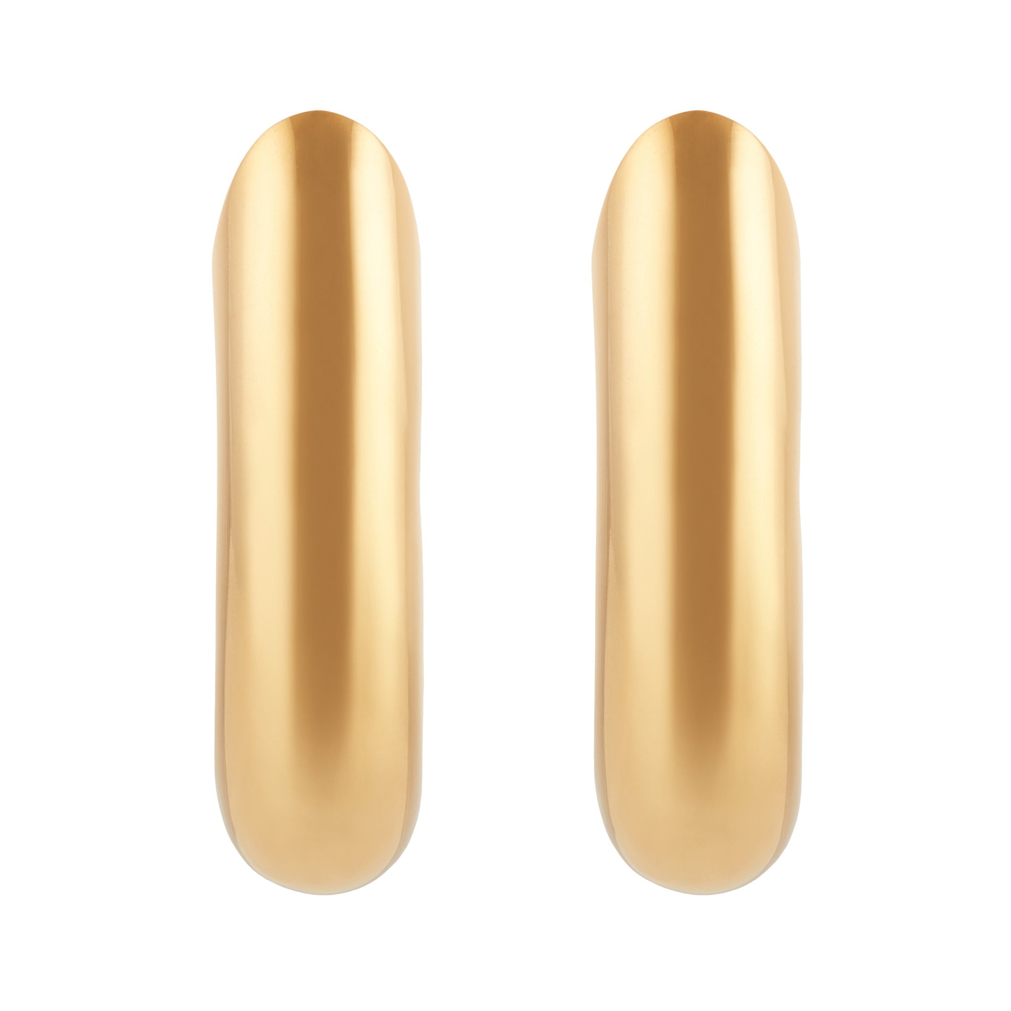 Christie Nicolaides Helena Earrings Extra Large, 24k gold plated