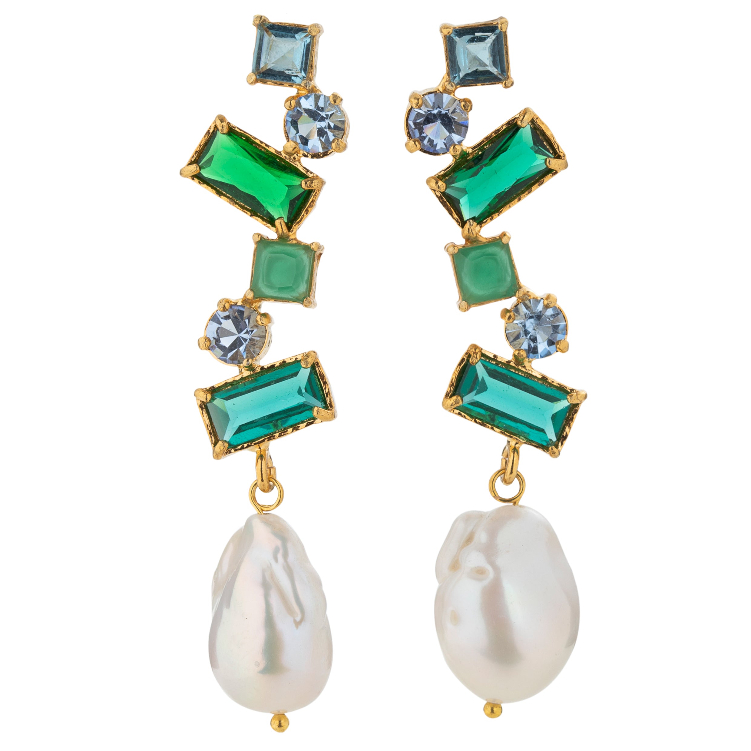 Marita Earrings Green